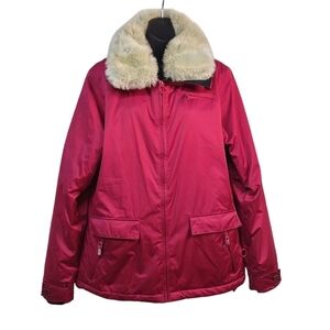 ROXY Women's Rose Red Insulated Jacket Size L